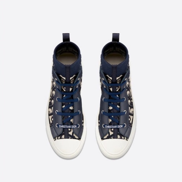 EXTREMELY RARE WALK’N’DIOR high top sneaker 37.5 - Picture 2 of 11